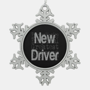 Ornement Flocon De Neige Nouveau pilote Extraordinaire