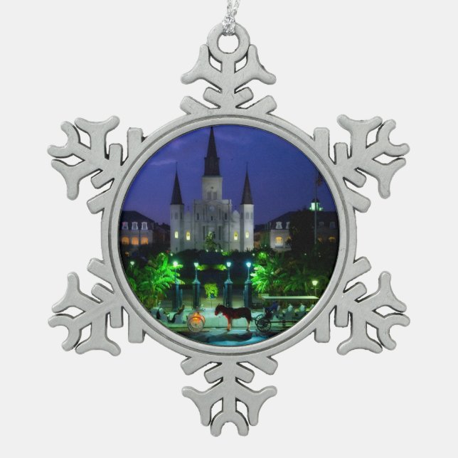 Ornement Flocon De Neige Nouvelle-Orléans Louisiane (Devant)