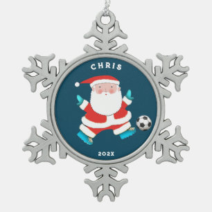 Ornement Flocon De Neige Objet de collection de football