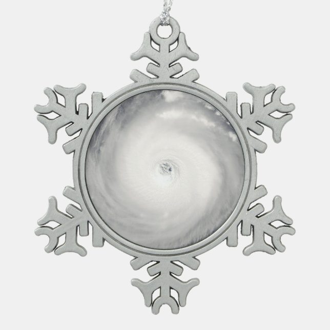 Ornement Flocon De Neige Oeil de l'ouragan (Devant)