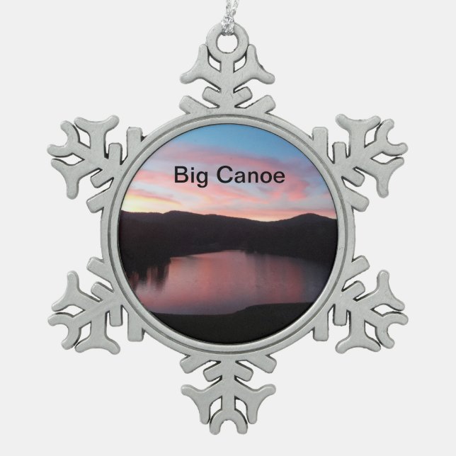 Ornement Flocon De Neige Ordre du Grand Canoe (Devant)