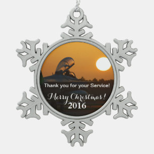 Ornement Flocon De Neige Organisation de service déployée USAF