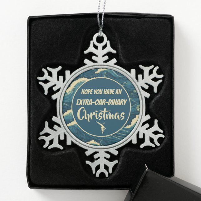 Ornement Flocon De Neige Ornament de Noël (Boîte)