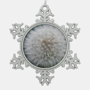Ornement Flocon De Neige Ornement de boule de fleur de Dandelion