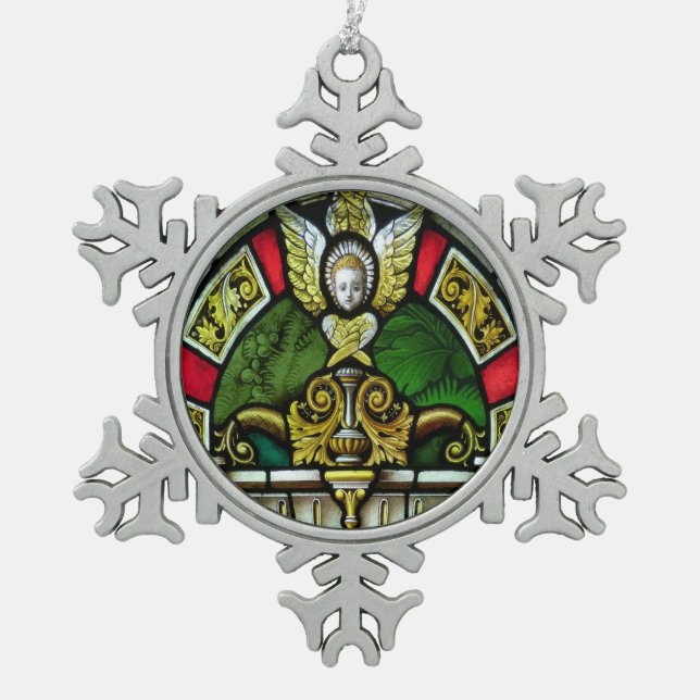 Ornement Flocon De Neige Ornement de Cherub (Devant)