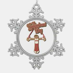 Ornement Flocon De Neige Ornement de garçon de Gymgerbread