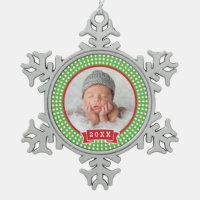 Ornement de garde de photos de nouveau-nés personn