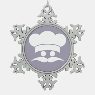 Ornement Flocon De Neige ornement de Noël CHEF