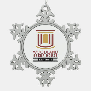 Ornement Flocon De Neige Ornement du 125e anniversaire de la Flamme de neig