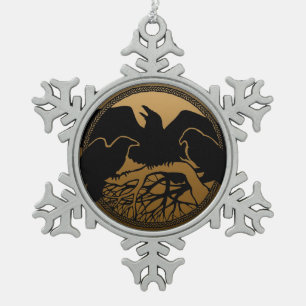 Ornement Flocon De Neige Ornement Raven de Raven/cadeau décoration de