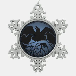Ornement Flocon De Neige Ornement Raven de Raven/cadeau décoration de