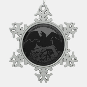 Ornement Flocon De Neige Ornement Raven de Raven/cadeau décoration de