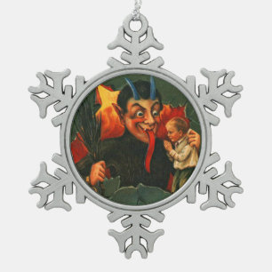 Ornement Flocon De Neige Ornement vintage de Krampus