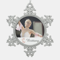 Pantoufles personnalisées de nom de ballerine de