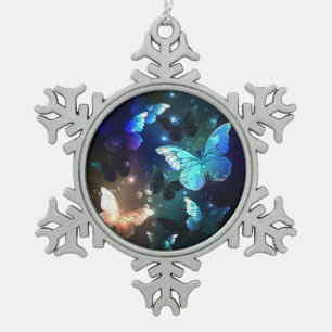 Ornement Flocon De Neige Papillon de nuit