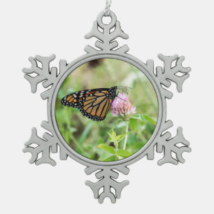 Ornement Flocon De Neige Papillon Monarque