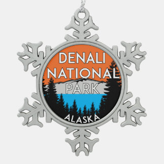 Ornement Flocon De Neige Parc national de Denali Alaska