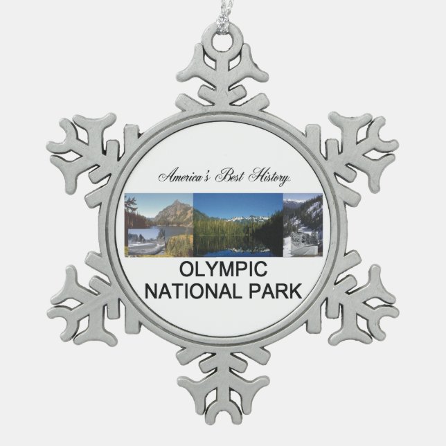 Ornement Flocon De Neige Parc national olympique d'ABH (Devant)