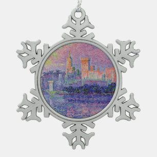 Ornement Flocon De Neige Paul Signac- le palais papal, Avignon