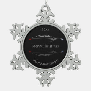 Ornement Flocon De Neige Personnaliser Daté Noël Sports Automobile