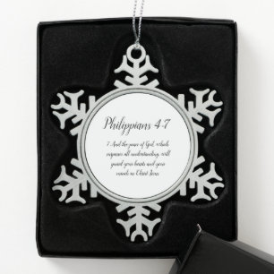 Ornement Flocon De Neige Philippiens 4:7