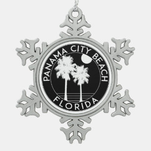 Ornement Flocon De Neige Plage de Panama City en Floride