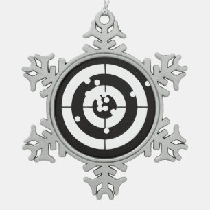 Ornement Flocon De Neige Pratique en matière de cible