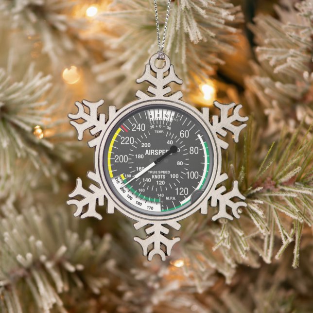 Ornement Flocon De Neige Premier Noël À Être Pilote (Arbre)