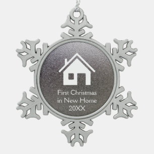 Ornement Flocon De Neige Premier Noël dans la nouvelle maison 2018  Logiqu