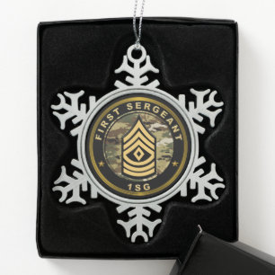Ornement Flocon De Neige Premier Sergent 1SG