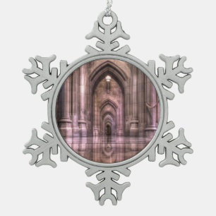 Ornement Flocon De Neige Réflexions de la cathédrale nationale de Washingto
