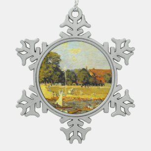 Ornement Flocon De Neige Regatta at Hampton Court Alfred Sisley Poster