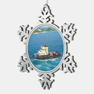 Ornement Flocon De Neige Remorqueur à Nassau