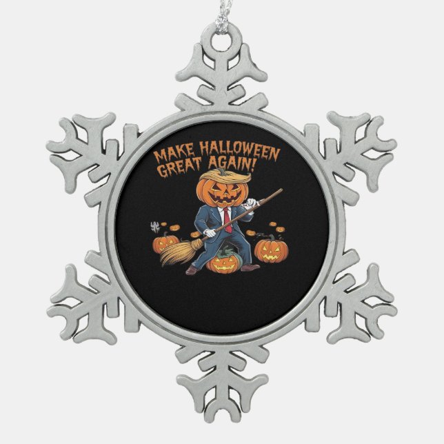Ornement Flocon De Neige Rendre Halloween magnifique - Citation Éffrayante  (Devant)