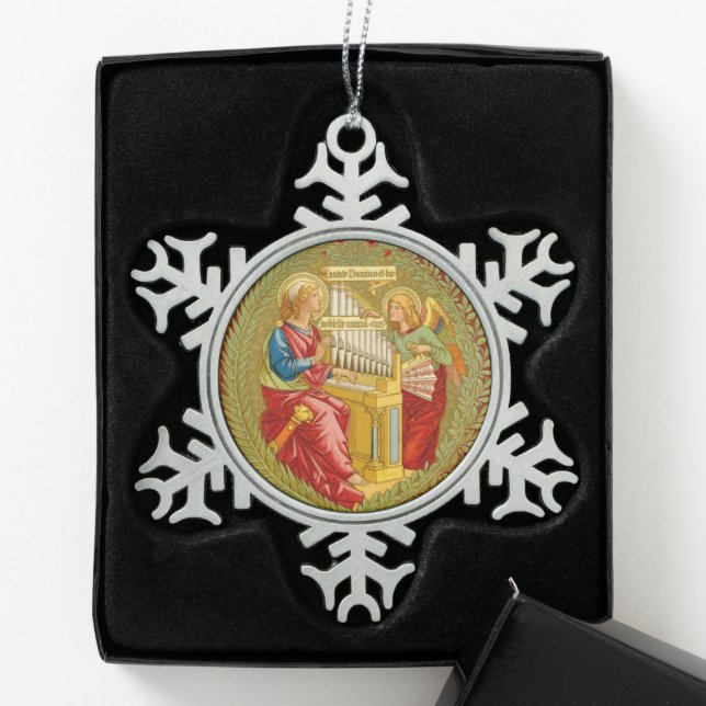 Ornement Flocon De Neige Saint-Cécile de Rome (SNV 36) (Boîte)