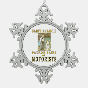 ORNEMENT FLOCON DE NEIGE SAINT FRANCIS