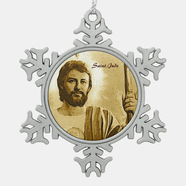 Ornement Flocon De Neige Saint Judas (Devant)