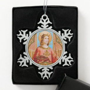 Ornement Flocon De Neige Saint Louis IX le roi (BK 004)