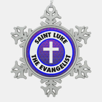 Ornement Flocon De Neige Saint Luc l'évangéliste