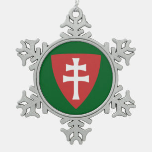 Ornement Flocon De Neige saint stephen croix hongroise symbole hongrie roi