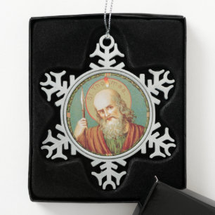 Ornement Flocon De Neige Saint Thomas l'Apôtre (JMAS 12)