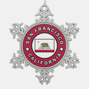 Ornement Flocon De Neige San Francisco Californie