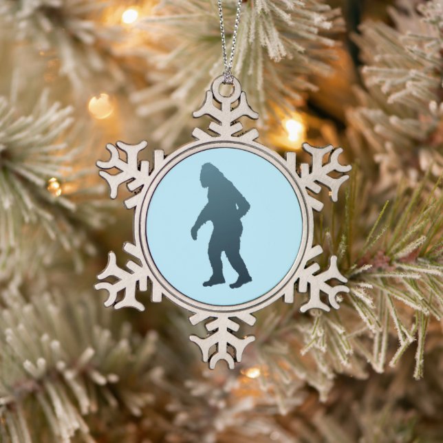 Ornement Flocon De Neige Sasquatch (Arbre)