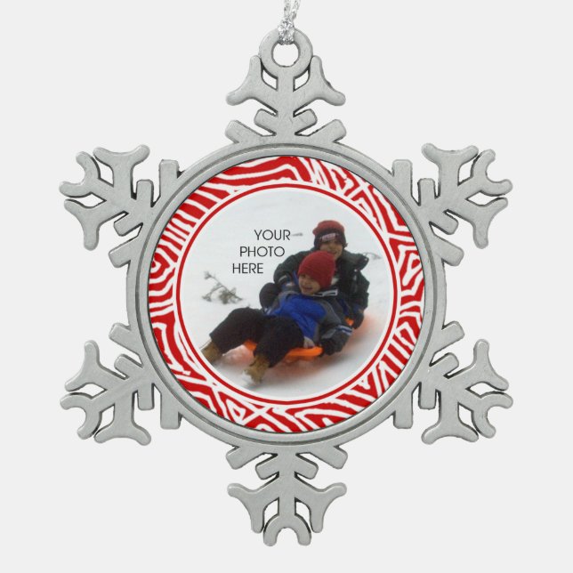 Ornement Flocon De Neige Scribblprint Snowflake (Devant)