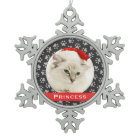 Silver Pet Paw Prints Rouges Custom Cat Photo