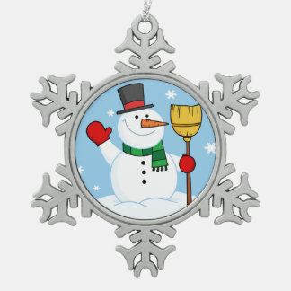 Ornement Flocon De Neige Snowman