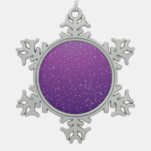 Ornement Flocon De Neige Soda de raisin avec minuscules bulles Art Arrière