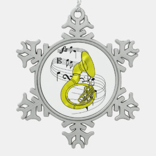Ornement Flocon De Neige Sousaphone