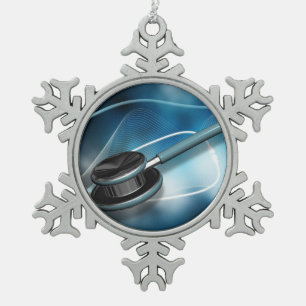 Ornement Flocon De Neige Stéthoscopes d'infirmières