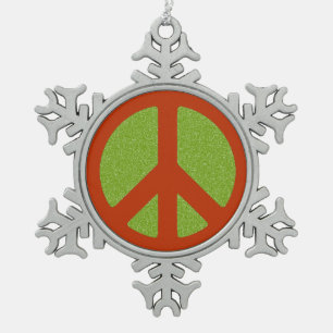 Ornement Flocon De Neige symbole de paix